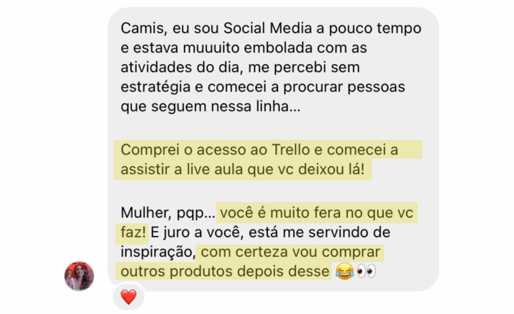 Depoimento: comprou o acesso ao Trello e virou inspiração